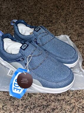 Hey Dude Wally Hey2O Mesh Men’s Casual Shoes Water Slip On Loafers Blue New 12